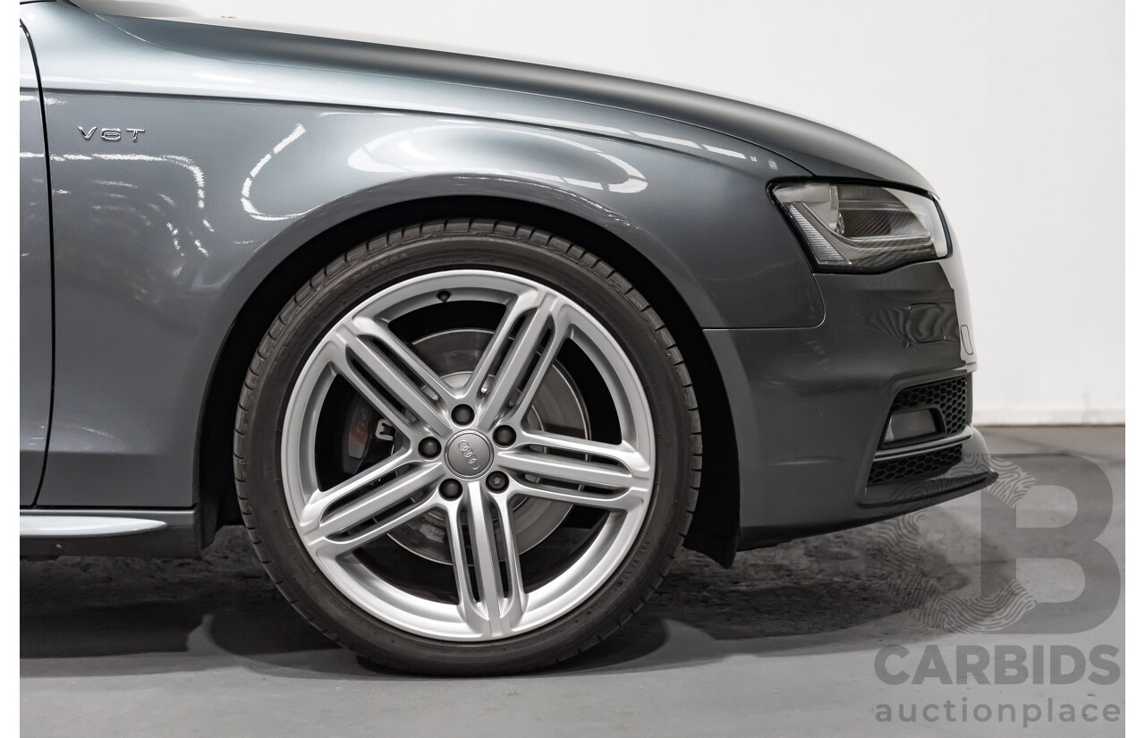 1/2013 Audi S4 3.0 TFSI Quattro (AWD) B8 (8K) MY13 4d Sedan Grey V6 Supercharged 3.0L