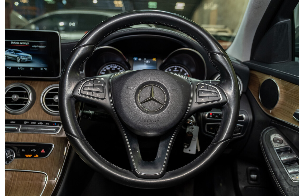 7/2015 Mercedes-Benz C250  205 4d Sedan Palladium Silver Metallic Turbo 2.0L