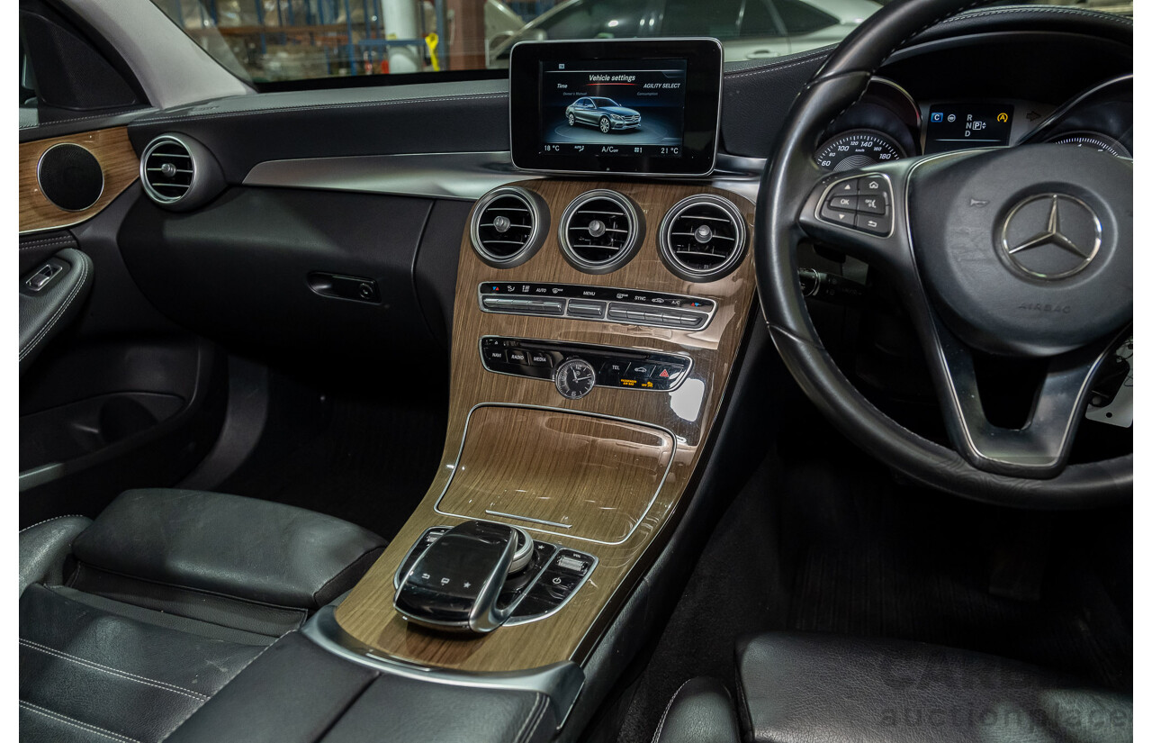 7/2015 Mercedes-Benz C250  205 4d Sedan Palladium Silver Metallic Turbo 2.0L