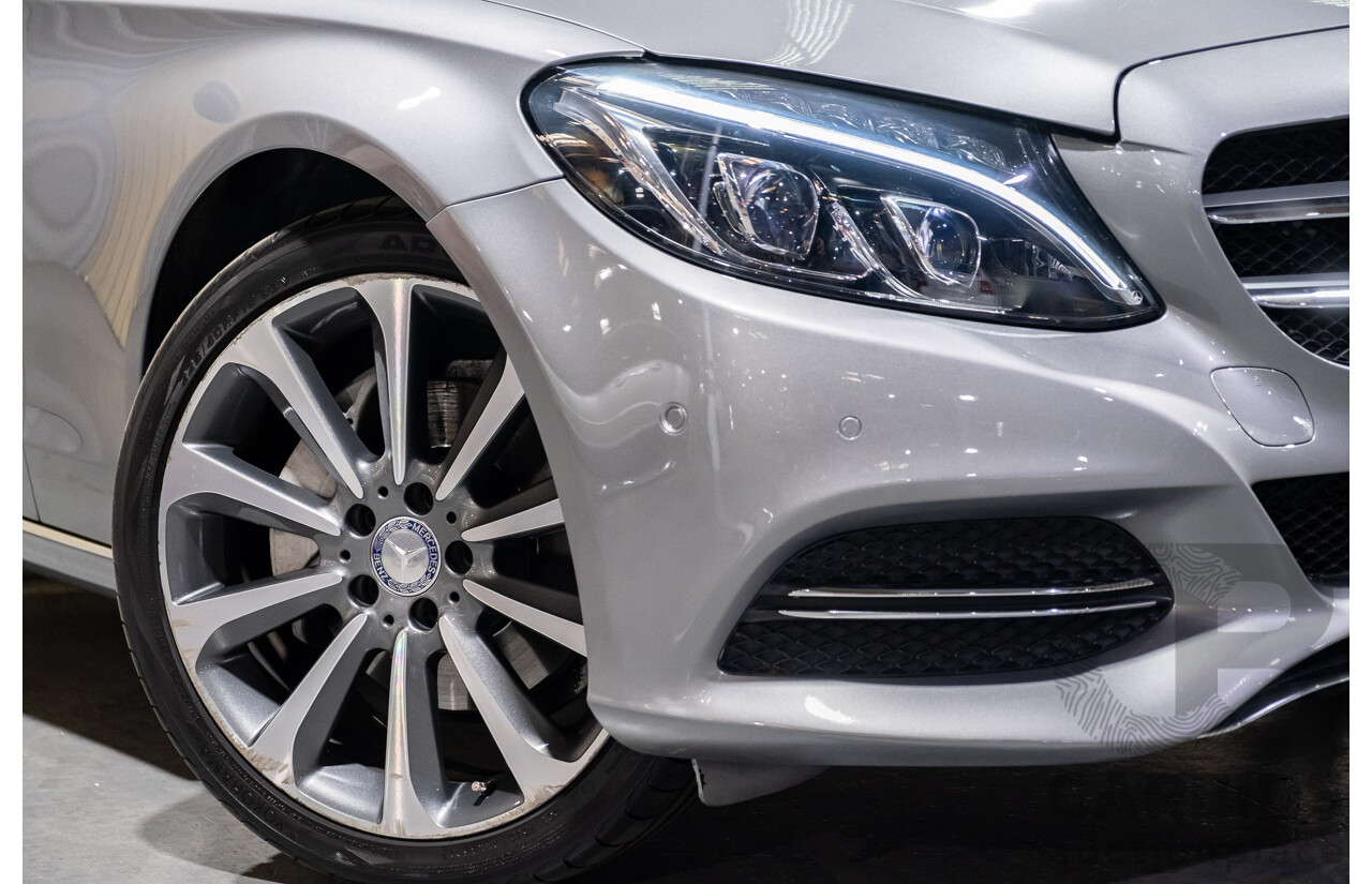 7/2015 Mercedes-Benz C250  205 4d Sedan Palladium Silver Metallic Turbo 2.0L