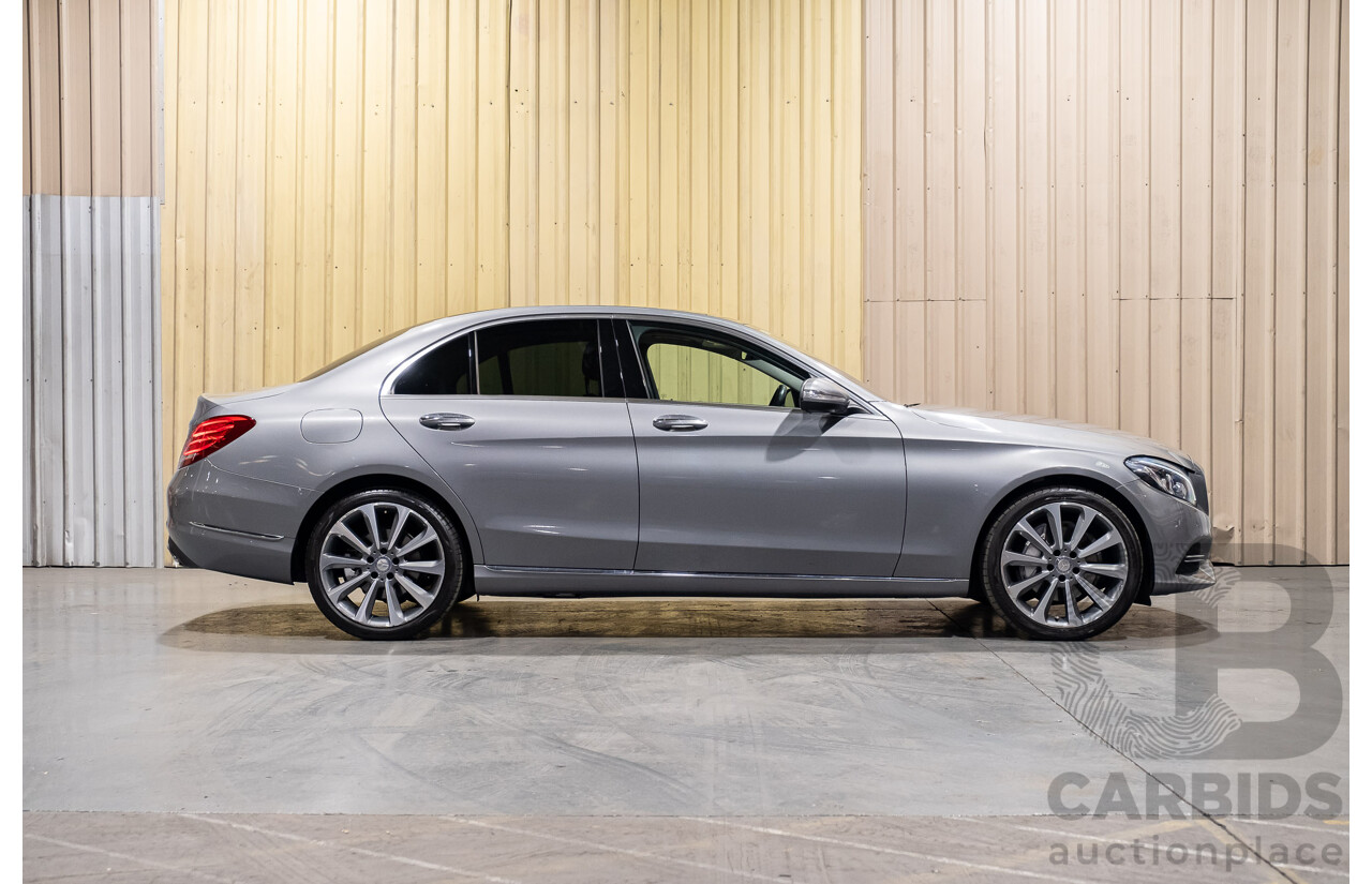 7/2015 Mercedes-Benz C250  205 4d Sedan Palladium Silver Metallic Turbo 2.0L