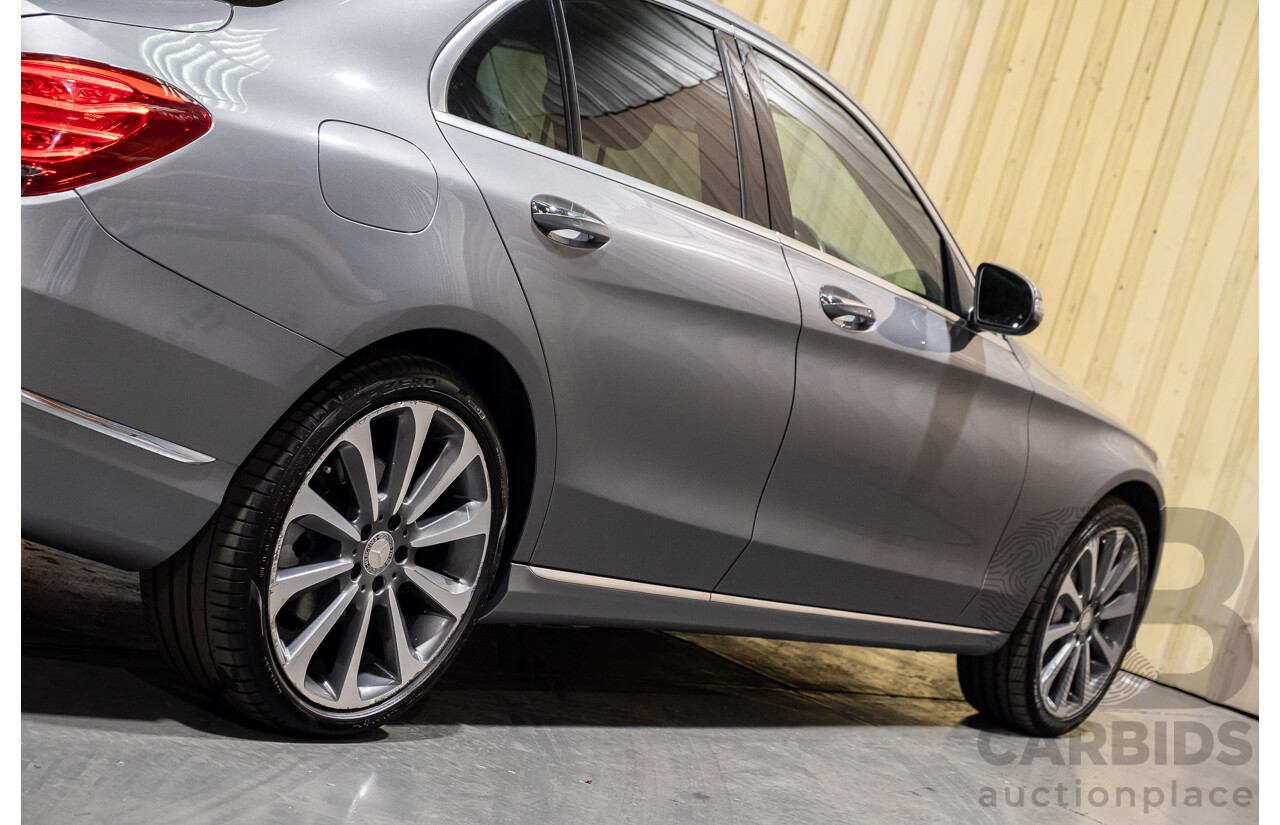 7/2015 Mercedes-Benz C250  205 4d Sedan Palladium Silver Metallic Turbo 2.0L