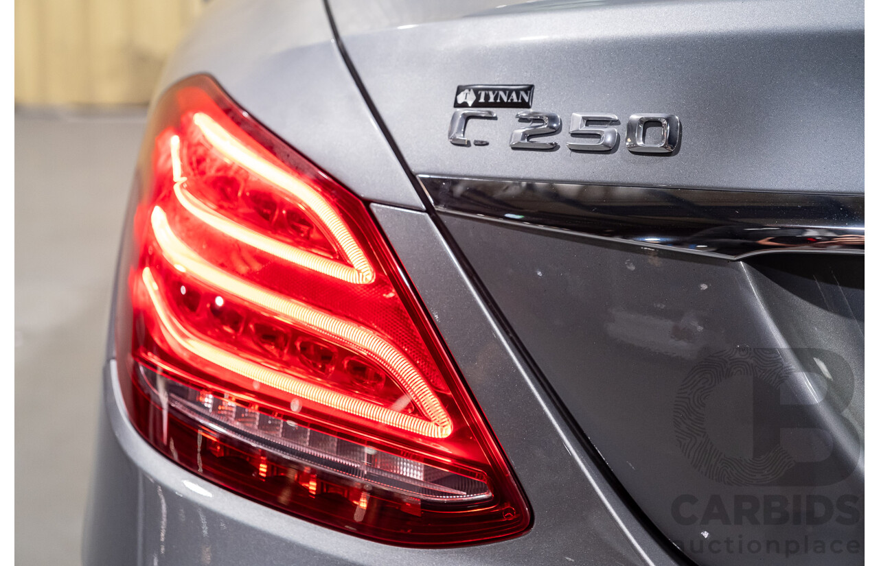 7/2015 Mercedes-Benz C250  205 4d Sedan Palladium Silver Metallic Turbo 2.0L