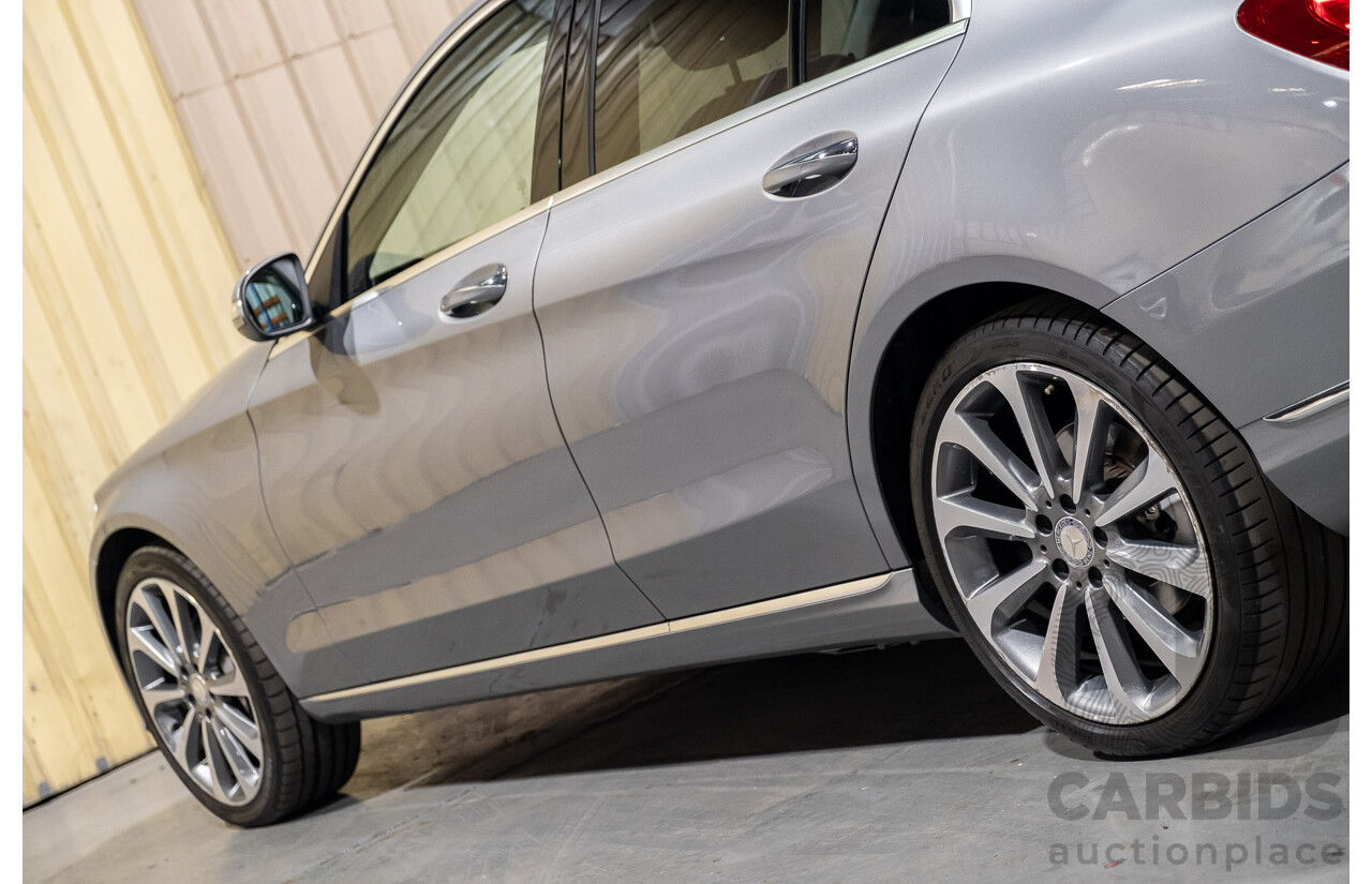 7/2015 Mercedes-Benz C250  205 4d Sedan Palladium Silver Metallic Turbo 2.0L