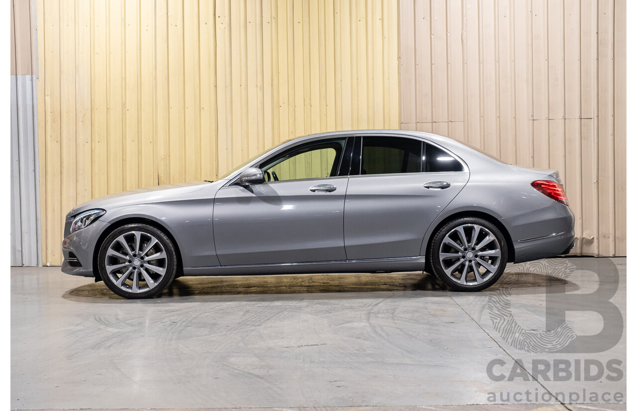 7/2015 Mercedes-Benz C250  205 4d Sedan Palladium Silver Metallic Turbo 2.0L