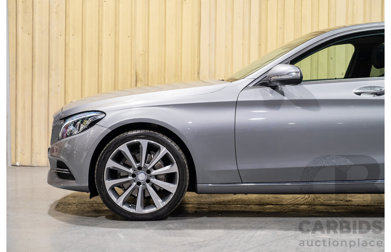 7/2015 Mercedes-Benz C250  205 4d Sedan Palladium Silver Metallic Turbo 2.0L