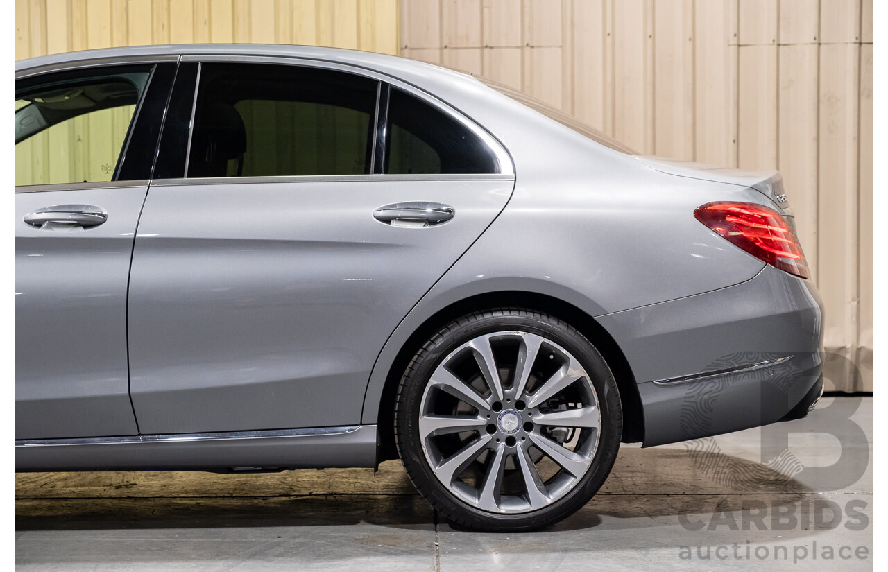 7/2015 Mercedes-Benz C250  205 4d Sedan Palladium Silver Metallic Turbo 2.0L