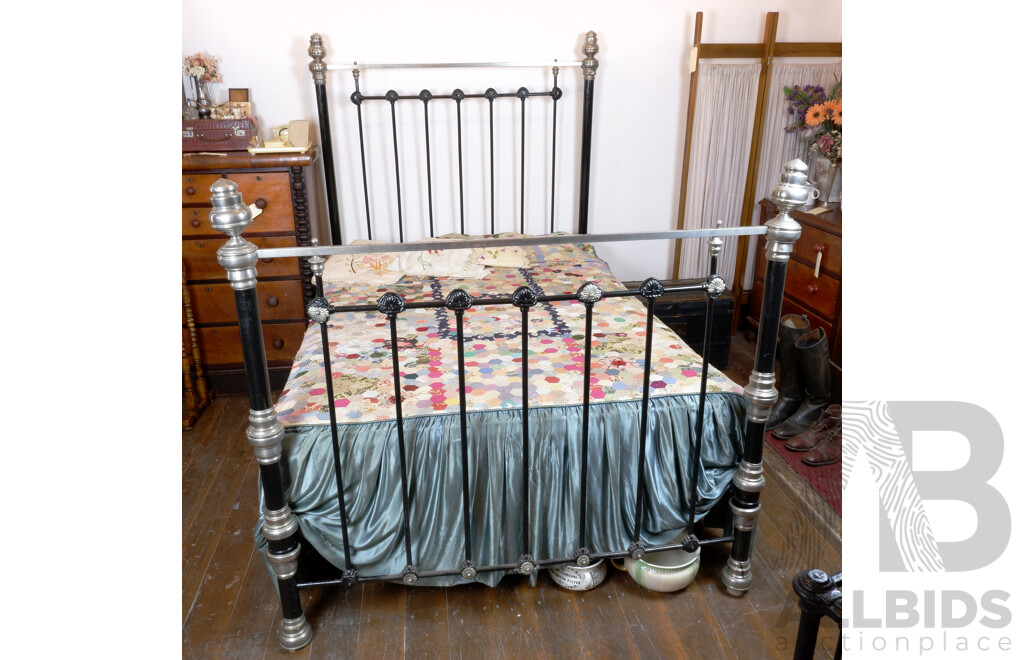 Antique Cast Metal Bed