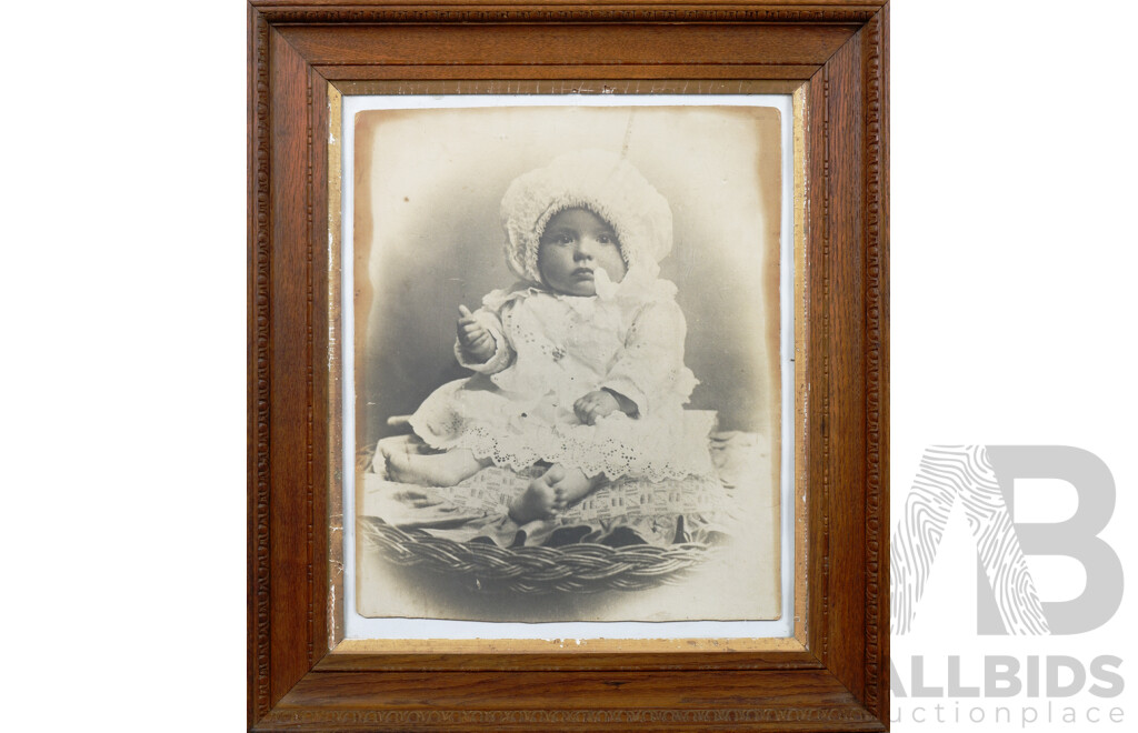 Four Late 19th Century/Early 20th Century Framed Antique Photographs (4)