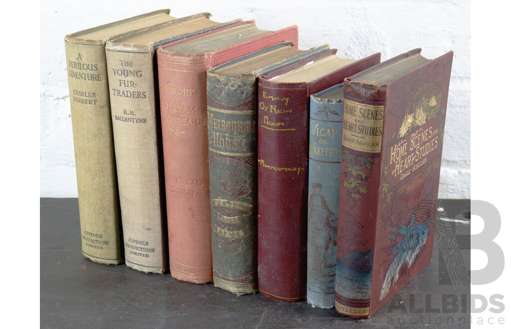A Quantity of Children's Fiction & Literature incl. Melbourne House 1889 & The Work of William Shakespeare