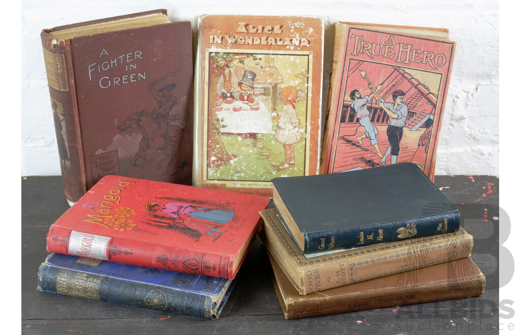 A Quantity of Early 20th Century Children's Fiction Including Alice In Wonderland