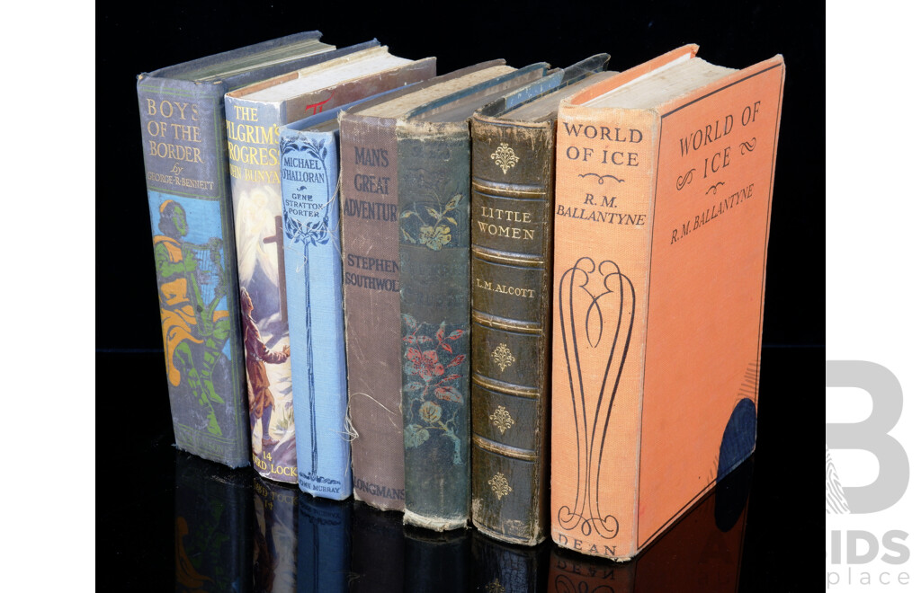 A Quantity of Early 20th Century Children's Fiction incl. Robinson Crusoe & Little Women