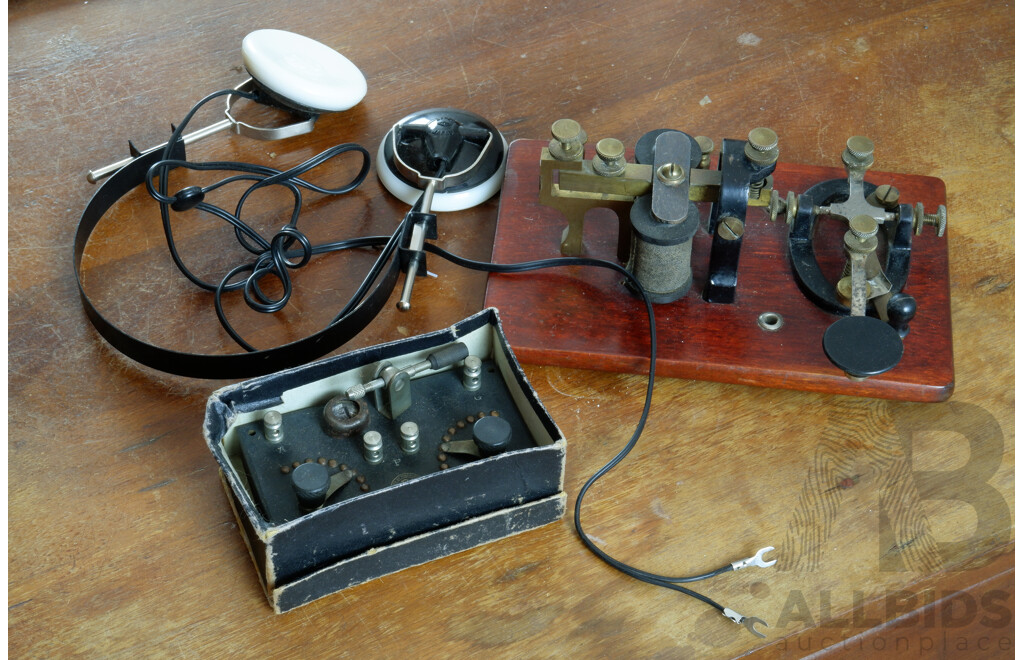Vintage Childrens Morse Code Toy