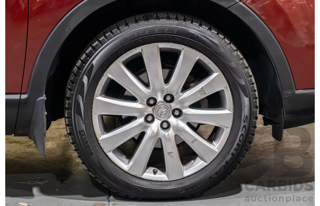 4/2008 Mazda CX-9 Luxury (4x4) 4d Wagon Metallic Red V6 3.7L - 7 Seater