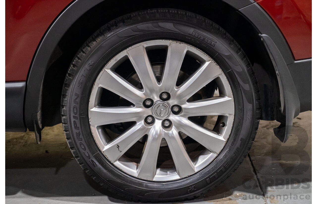 4/2008 Mazda CX-9 Luxury (4x4) 4d Wagon Metallic Red V6 3.7L - 7 Seater