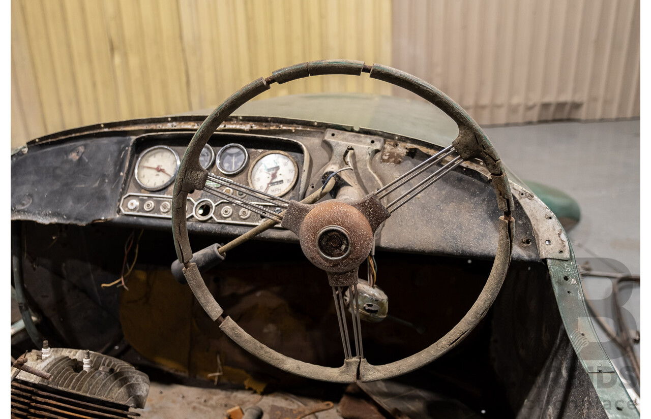 Circa 1957 Bond Minicar Mark C or D Tourer Three Wheeler 2d Convertible Green 0.2L - Project Car