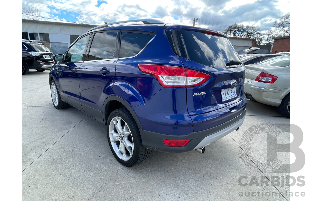 2/2014 Ford Kuga Titanium (awd) TF 4d Wagon Blue 2.0L