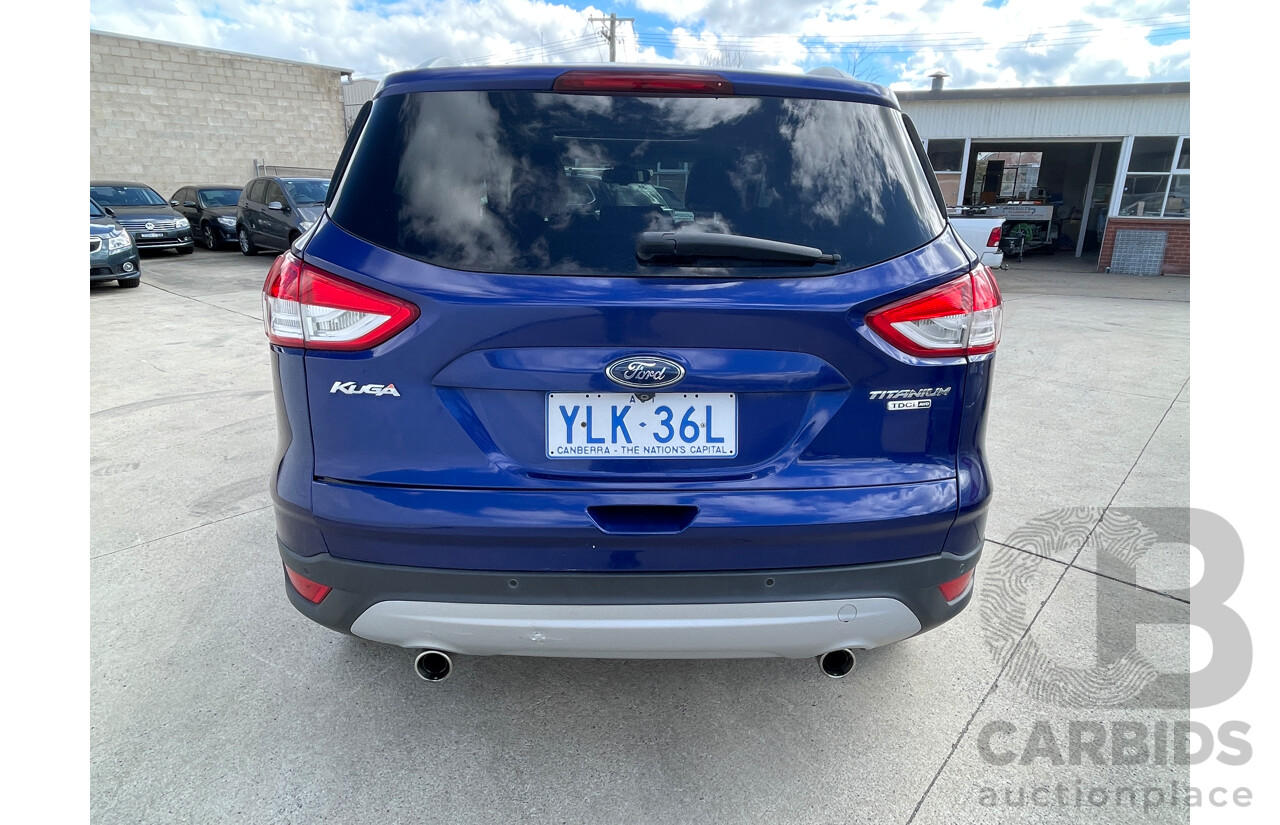 2/2014 Ford Kuga Titanium (awd) TF 4d Wagon Blue 2.0L