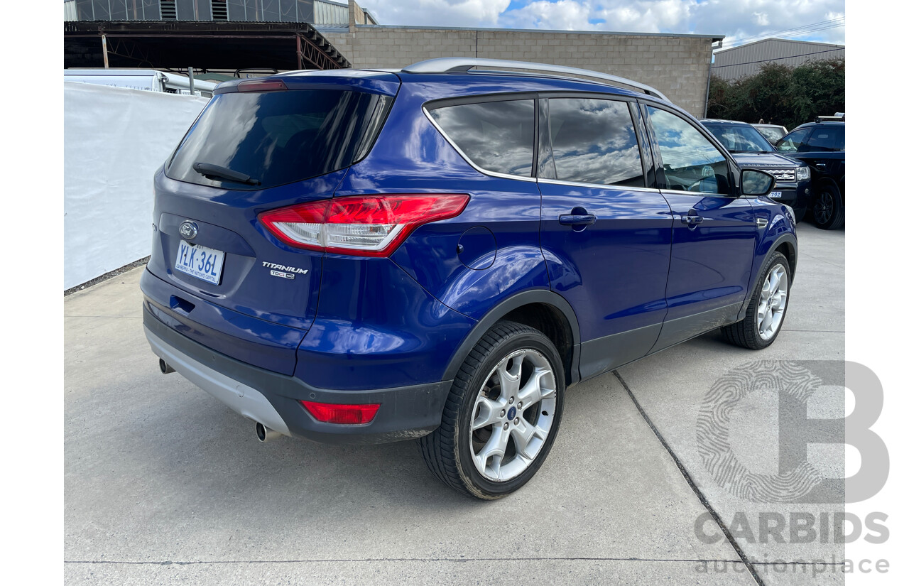 2/2014 Ford Kuga Titanium (awd) TF 4d Wagon Blue 2.0L