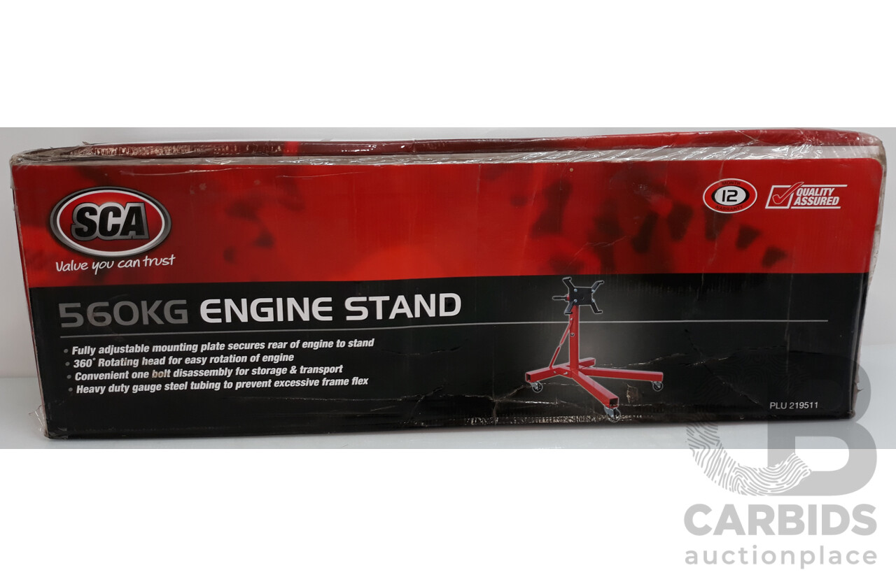 SCA Engine Stand 560kg - Brand New