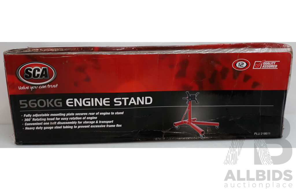 SCA Engine Stand 560kg - Brand New