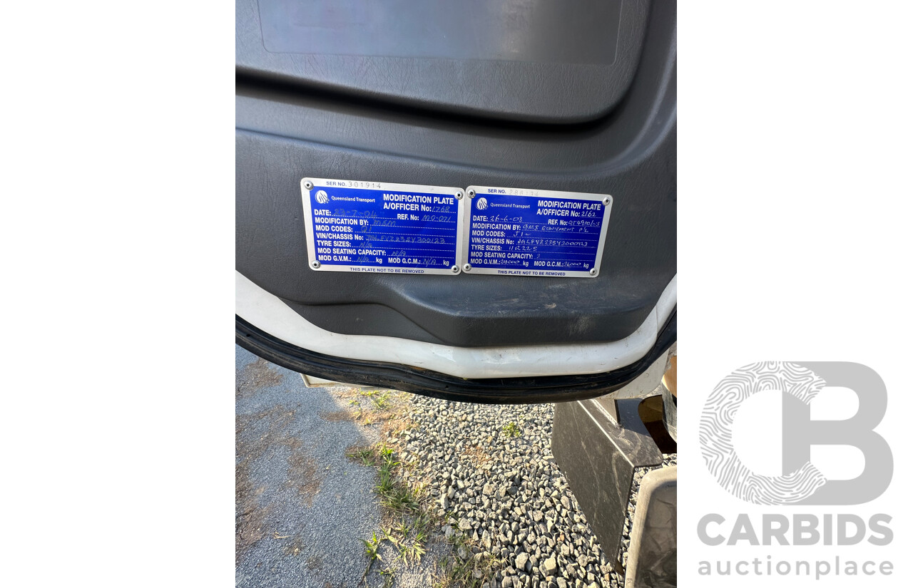 03/2002 Isuzu FY FVZ work Platform With EWP