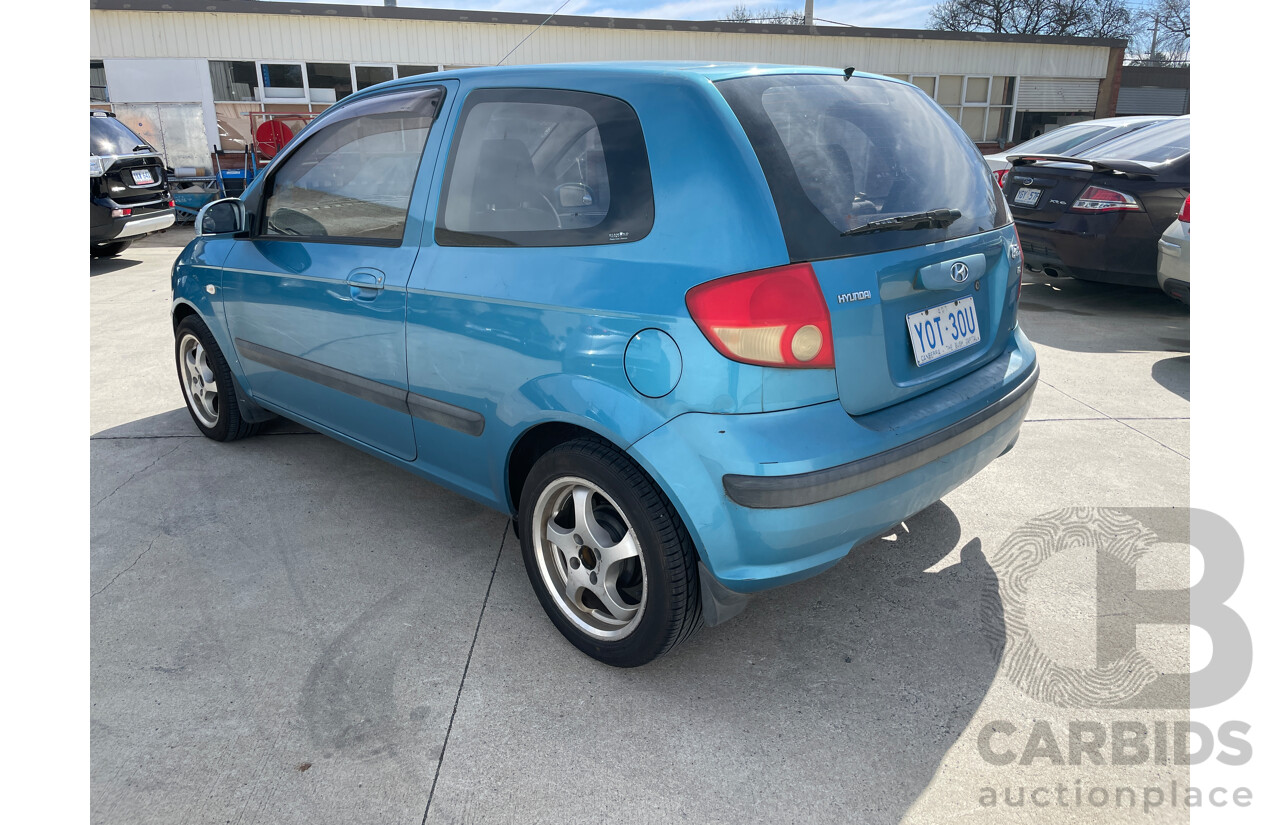 3/2004 Hyundai Getz GL TB 3d Hatchback Blue 1.5L