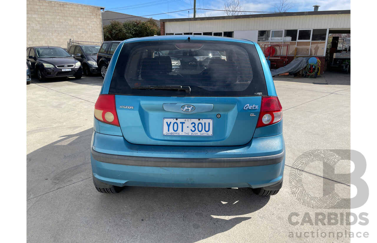 3/2004 Hyundai Getz GL TB 3d Hatchback Blue 1.5L