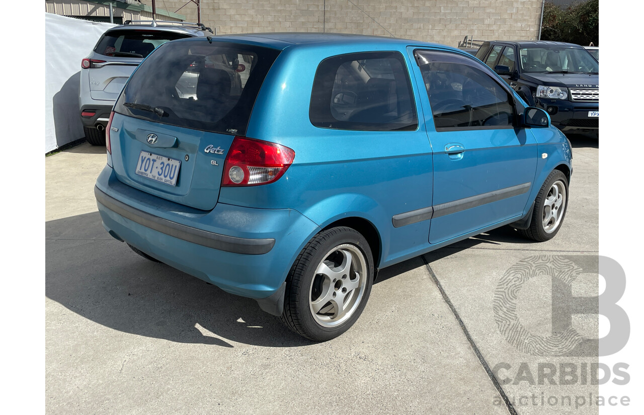 3/2004 Hyundai Getz GL TB 3d Hatchback Blue 1.5L