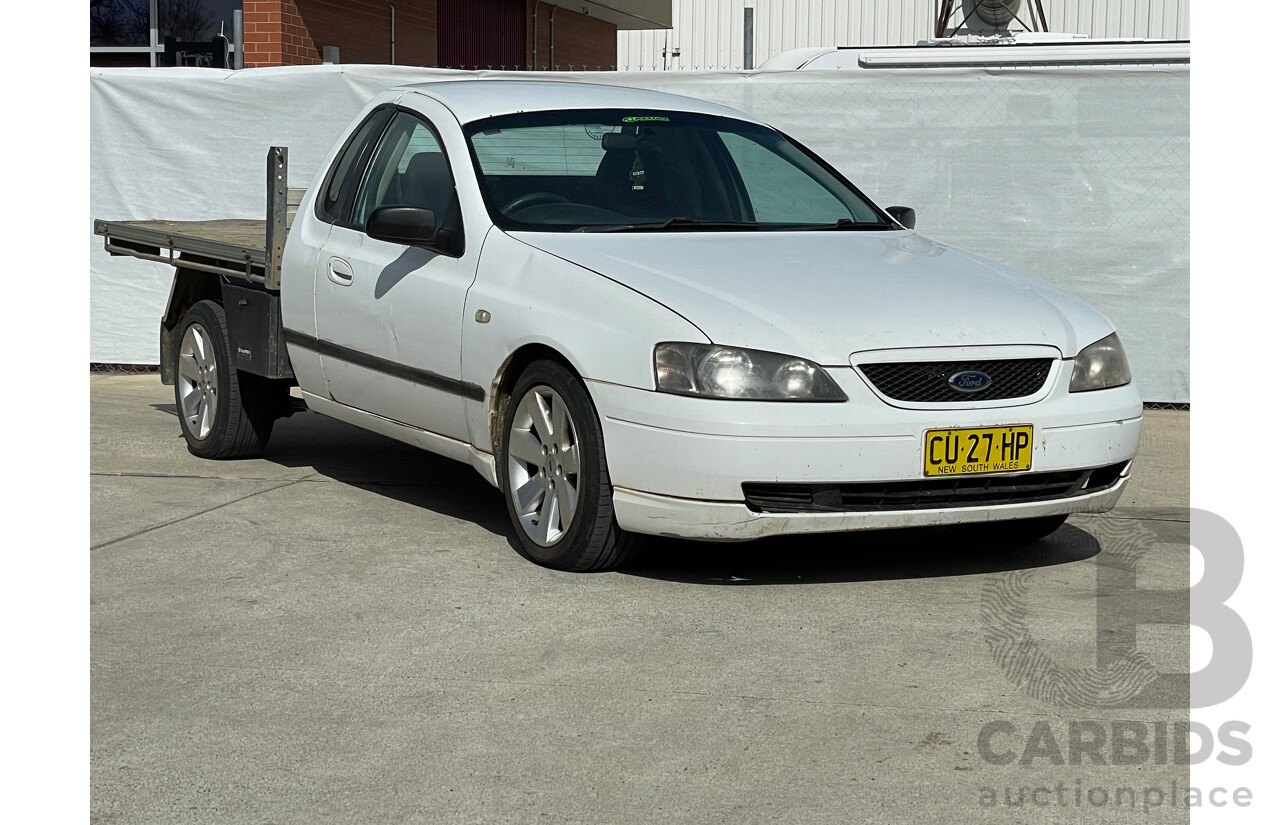 3/2003 Ford Falcon XLS BA C/Chas White 4.0L