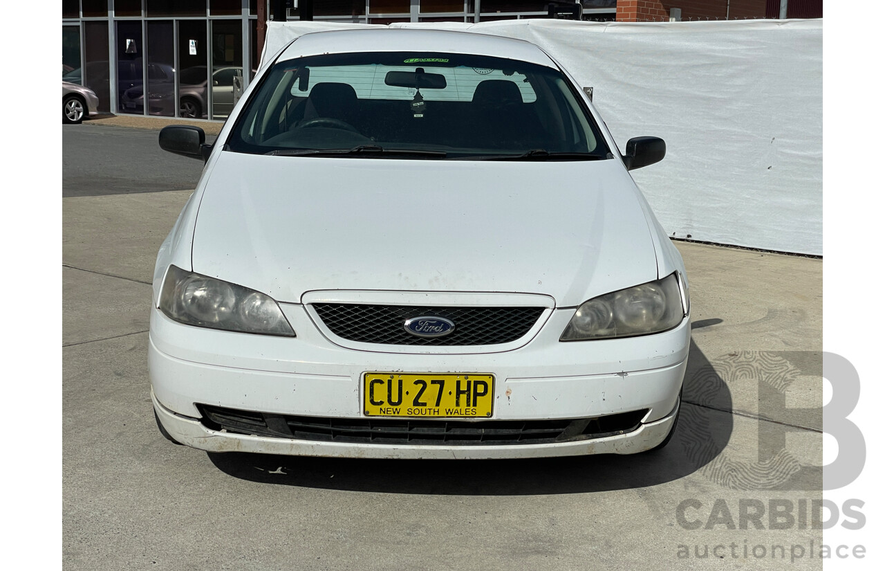 3/2003 Ford Falcon XLS BA C/Chas White 4.0L