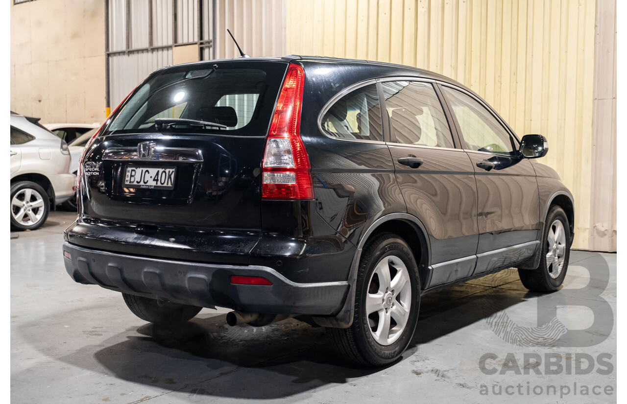 2/2009 Honda CRV (4x4) Special Edition 4d Wagon Black 2.4L