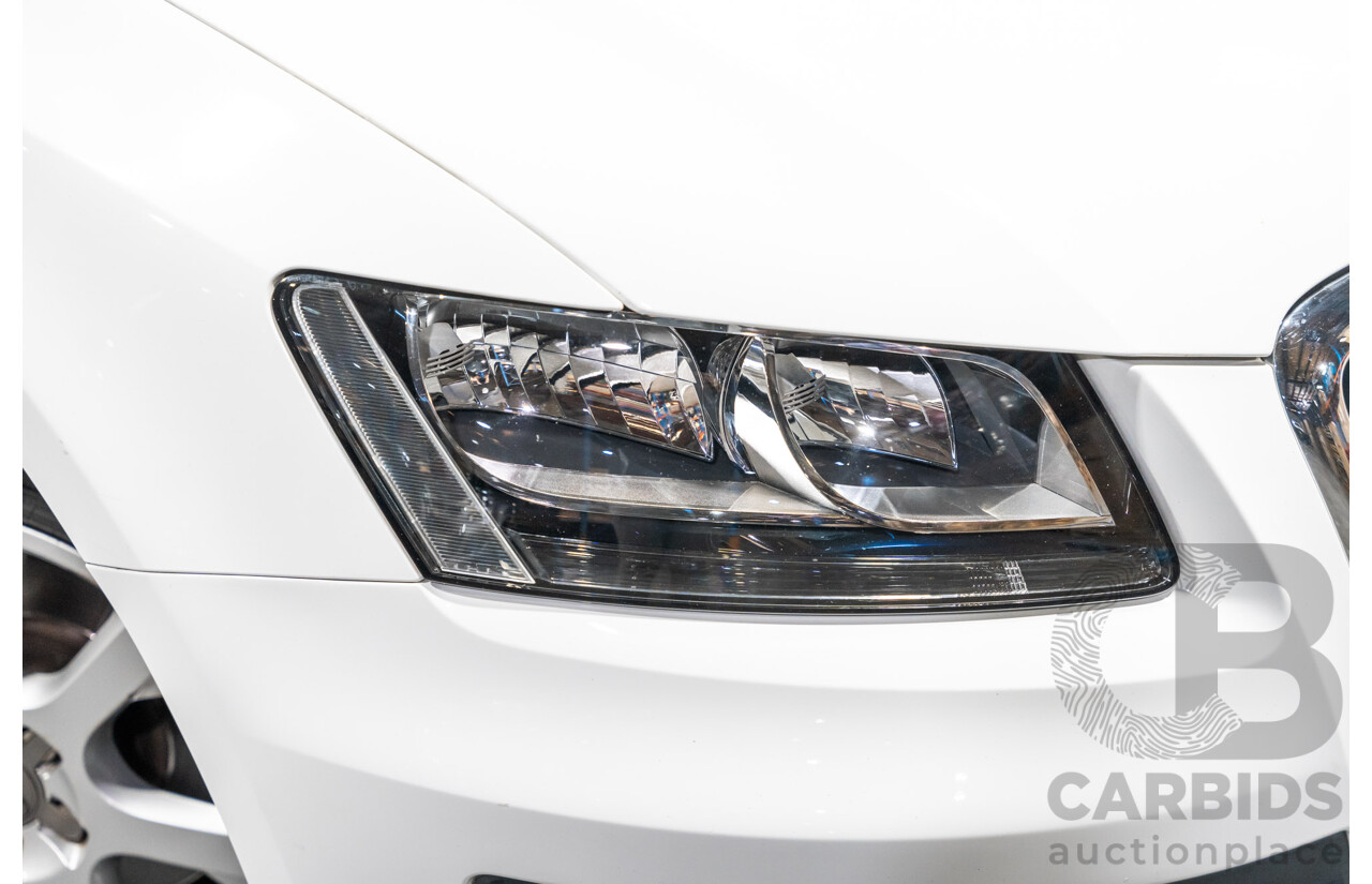 9/2009 Audi Q5 2.0 TFSI Quattro (AWD) 8R 4d Wagon White Turbo 2.0L