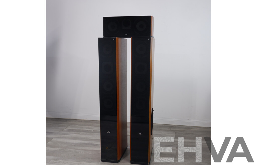 Set 3 Welling Speakers Model Elegance 5C