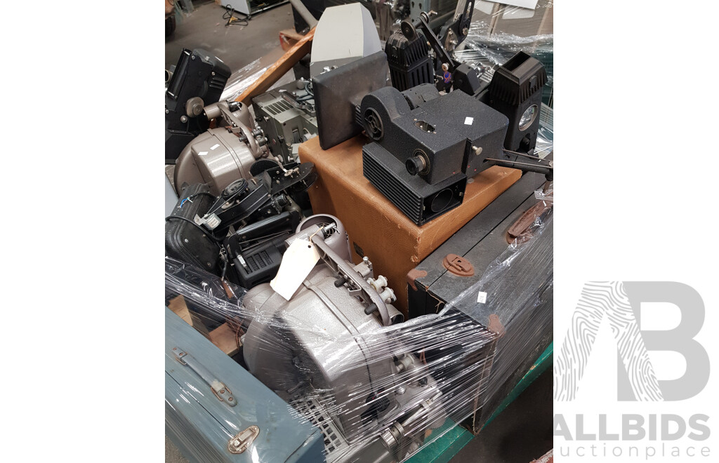 Bulk Lot of Assorted Vintage Projectors and Other Equipment