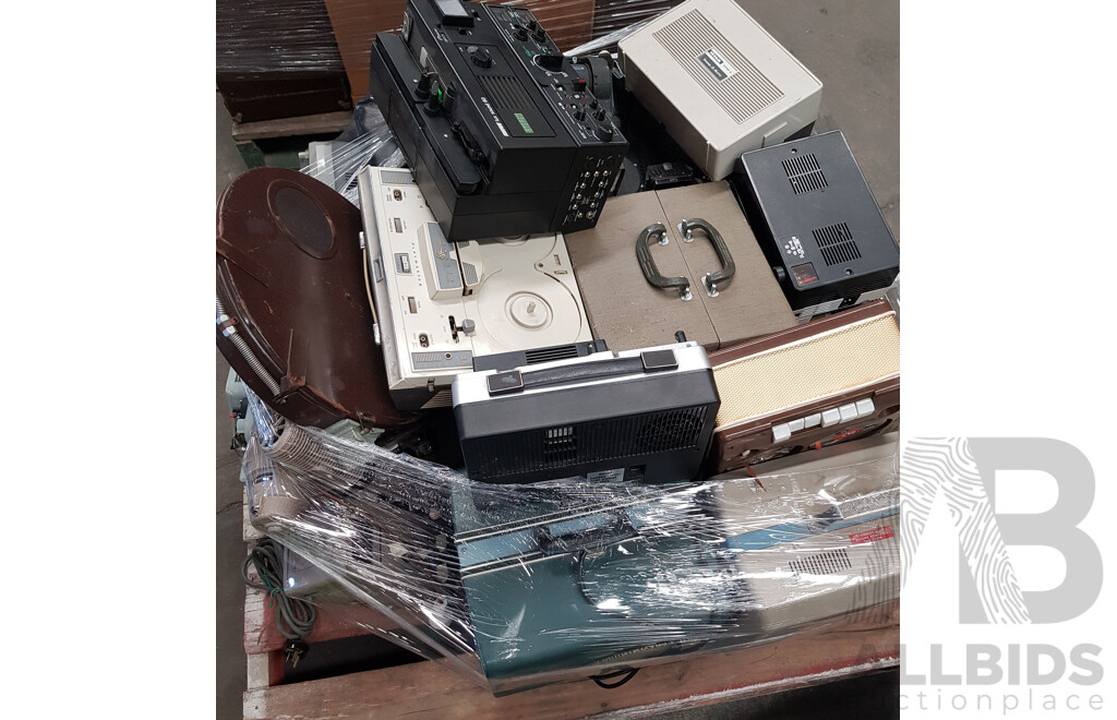 Bulk Lot of Assorted Vintage Projectors and Other Film Equipment