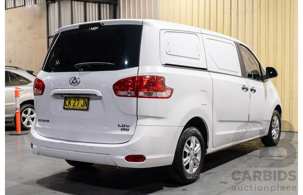 9/2016 Saic Motos LDV G10 SV7C 4d Van White 2.4L