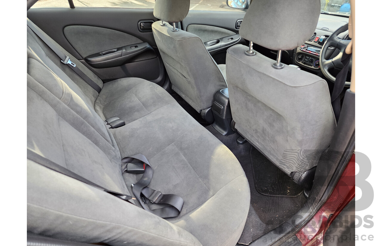 7/2004 Nissan Pulsar Q N16 MY03 4d Sedan Maroon 1.8L