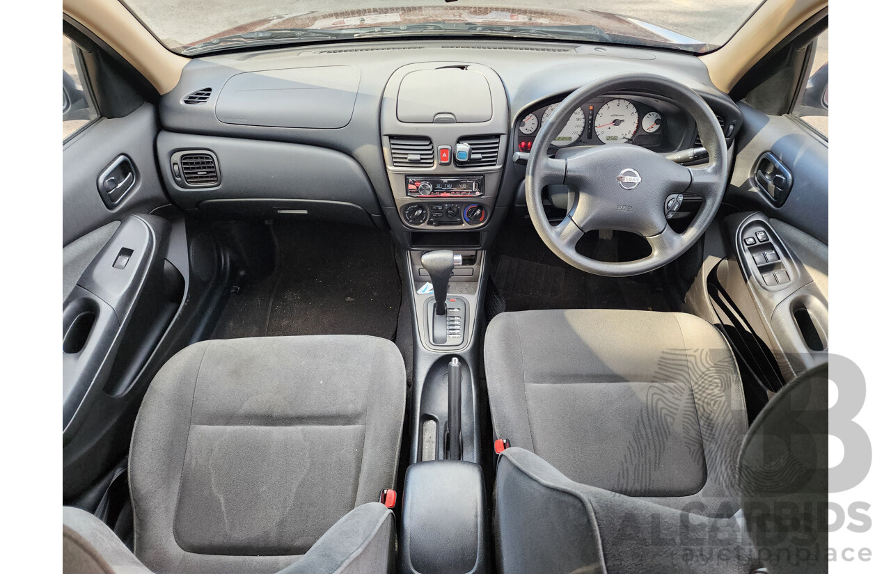 7/2004 Nissan Pulsar Q N16 MY03 4d Sedan Maroon 1.8L