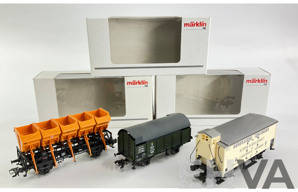 Marklin HO Scale German Freight Wagons