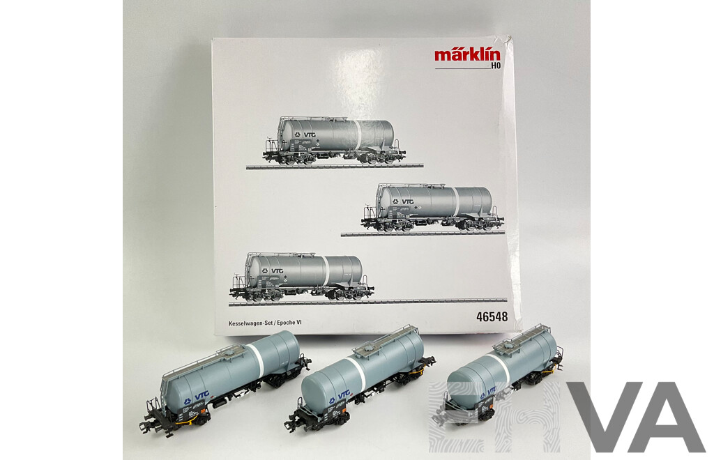 Marklin HO Scale VTG Tanker Car Set 46548