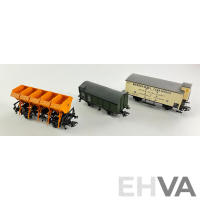 Marklin HO Scale German Freight Wagons