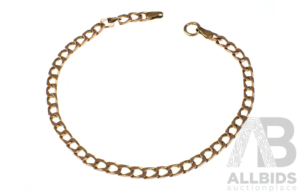 Vintage 9ct Yellow Gold Braclet, 4g