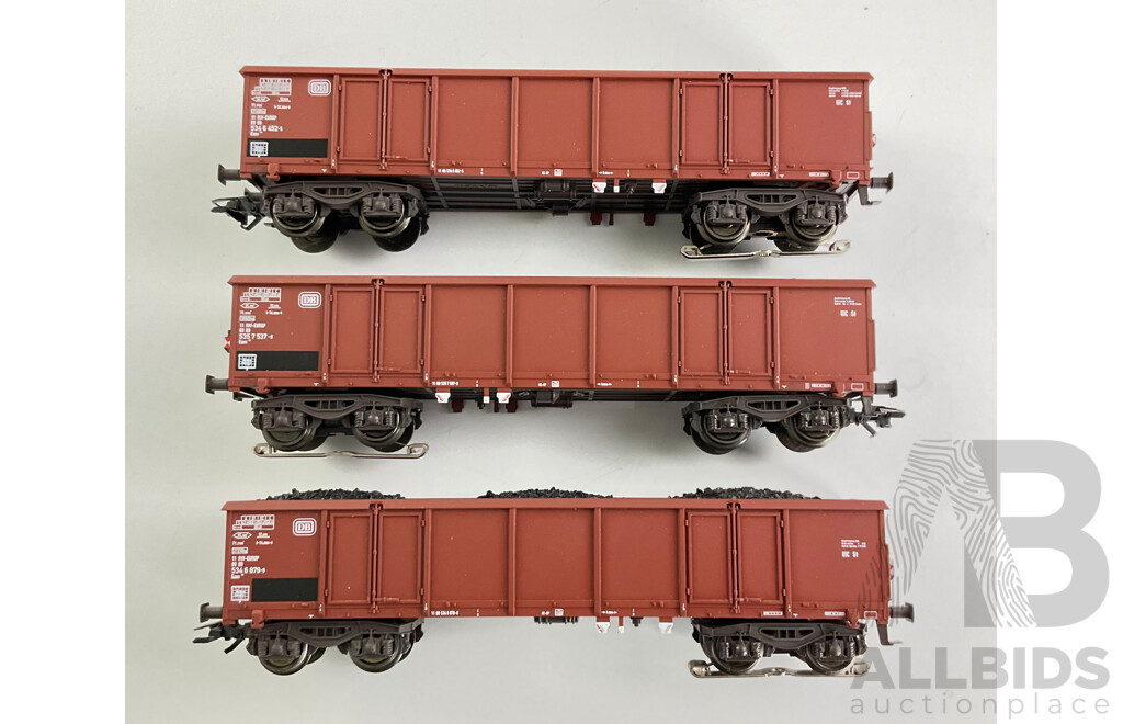 Marklin HO Scale DB Coal Wagon Set 46900