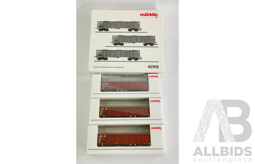 Marklin HO Scale DB Coal Wagon Set 46900
