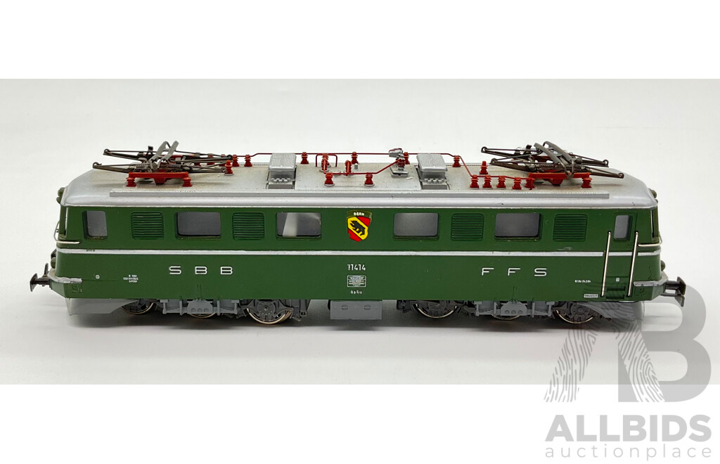 Marklin HO Scale German Electric Locomotive 11414