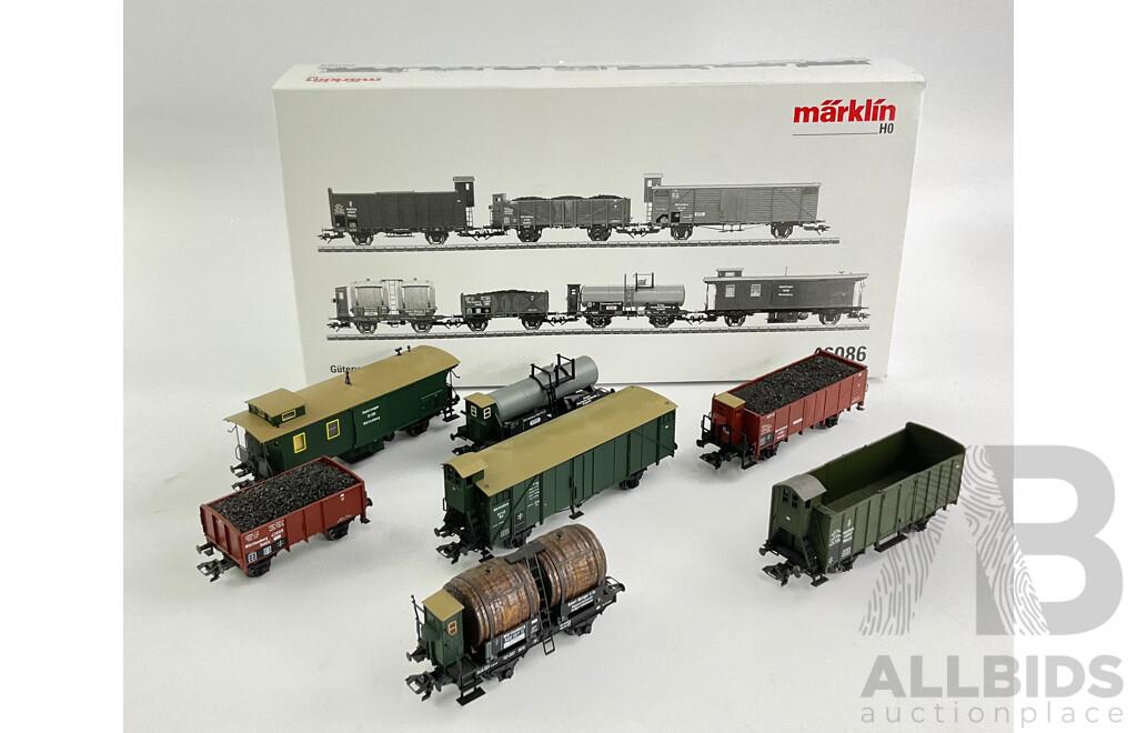 Marklin HO Scale Freight Car Set 46086