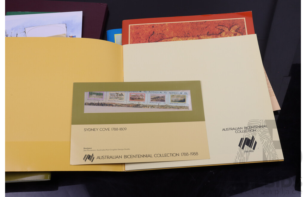 Collection of Two Australian Stamp Packs 1987 and 1988