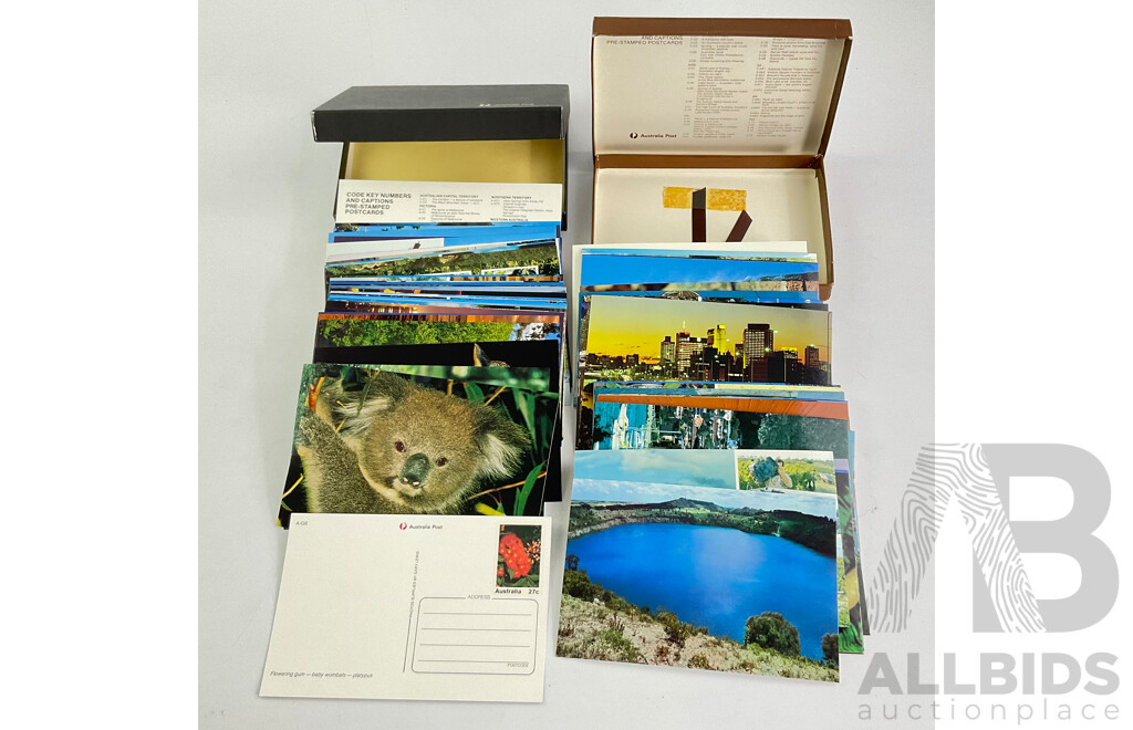 Australian Pre-Stamped Post Card Packs Series Three and Four