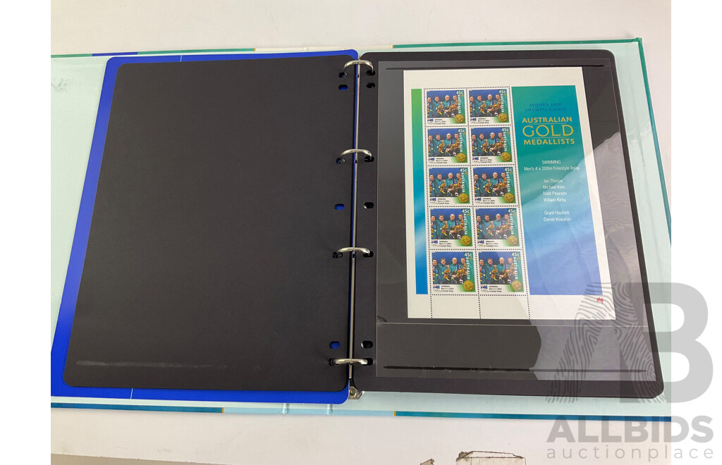 Australian 2000 Olympic Gold Medallists Stamp Album